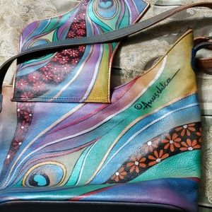 Anuschka crossbody handbag